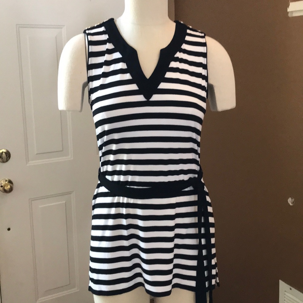 Belted Blouse Top